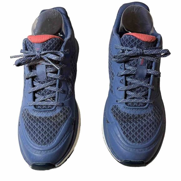 LL Bean‎ Women's Boundless Fitness Sz 8.5 504626 Blue Lace Up Sneakers Shoes - Picture 1 of 11